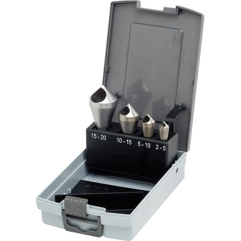 ROSEBOX AVELLANADOR CON AGUJERO HSS 90,  5 PCS.  328/2-5 + 5-10 + 10-15 + 15-20 MM