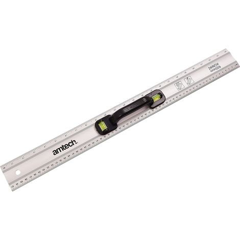 24"" Spirit Level Ruler Metric Imperial Measuring Tool Straight Edge Rule P4035