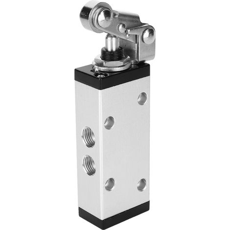 Handventil, 2-Wege-5-Positionen, G1/4 Zoll, mechanisches Ventil, Aluminiumlegierung, Industriezubehör XQ250612 (1/5)