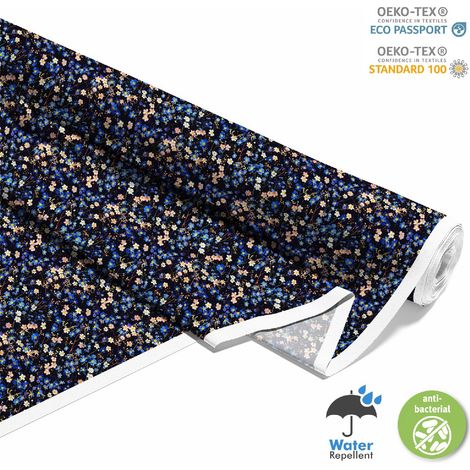 Dekorativer Outdoor-Stoff Oxford - Motiv Blumen I DX5588 (1/5)