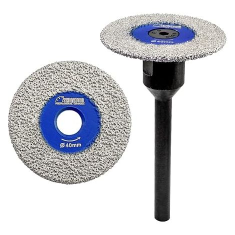 Mini Disque Diamant 40mm Coupe Marbre Granit, Tige de 6mm