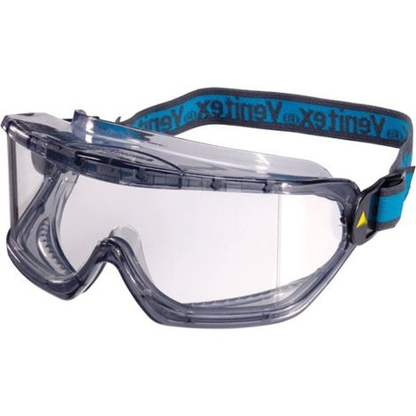 Delta Plus – Lunettes de protection GALERAS CLEAR – Norme EPI – Écran polycarbonate anti-rayures et anti-buée – Ventilation indirecte – GALERVI