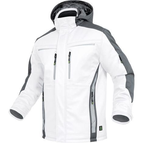 Leibwächter Winter-Softshelljacke Flex-Line Gr. 5XL weiß/grau (1/5)