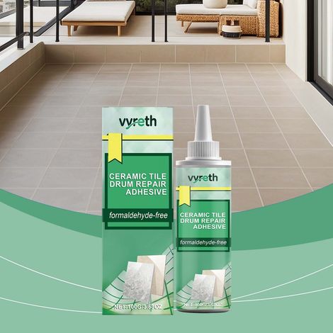 Colle de réparation pour carrelage mural creux, descellé et incurvé - 100 g (1/5)