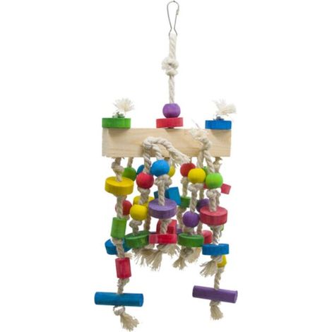 perroquet jouet, jouets d'oiseaux, jouet en bois coloré, protection de l'environnement et belle (1/5)
