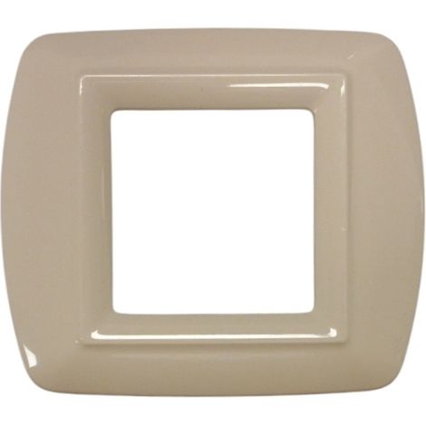 PLACCA MYLIFE 2 MODULI AVORIO