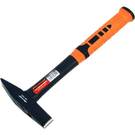Neilsen Chipping Brick Masonary Hammer Hardened Steel Head Fibreglass Grip 300g