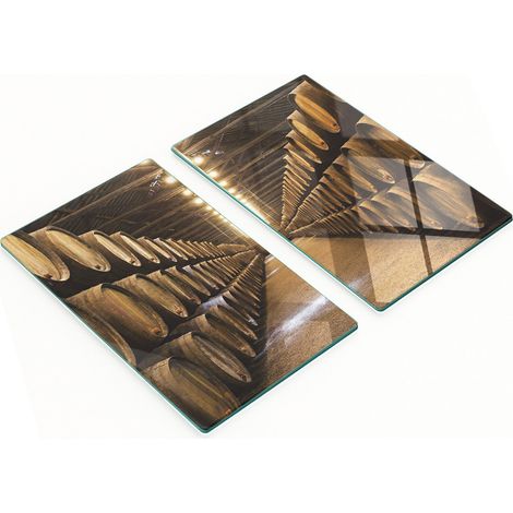 Küchenschneidebretter aus Glas mit Porto-Keller-Motiv, 2 x 30 x 52 cm (1/5)