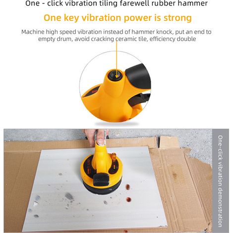 Machine à poser les carreaux rechargeable Shuai Biao 601-1, pose de carreaux de céramique, pose de carreaux muraux, pose de carreaux de sol, vibrateur à marbre (norme britannique 220 V) (1/5)