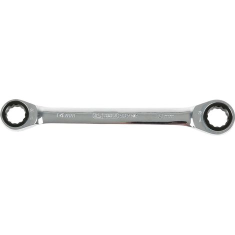 KS Tools GEARplus Doppel-Ratschenringschlüssel, 14x15mm - 503.4505