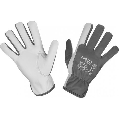 Guantes de trabajo, 2121X, piel de cabra, talla 10", CE