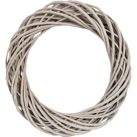 Couronne Clayre & Eef Ø 50 cm en rotin marron (1/2)