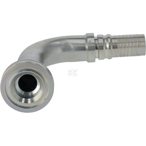 Racor de prensado 4SH-DN25 con brida SAE 酶54,0 mm a 90掳 H130 ALFAGOMMA SFSH252090H130G2 (1/3)