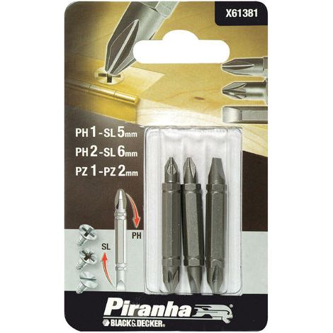 PIRANHA BLACK DECKER LAME DOP.48MM