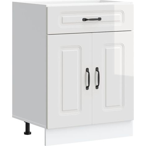 Maison Exclusive - Mueble bajo cocina Kalmar madera ingeniería bl