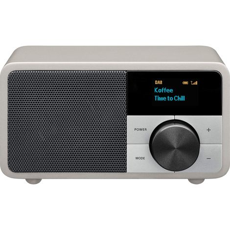 Sangean Genuine Mini Dab+DDR-7 S, Glacier Silver
