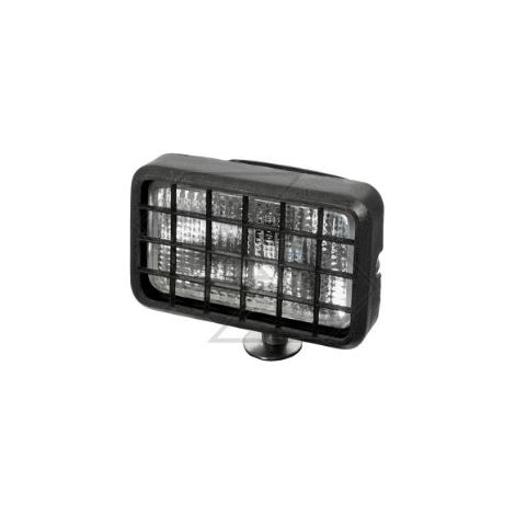 Lampe de travail pour cabine halogène avec grille