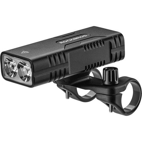 Luz delantera para bicicleta de 850 lm con función de batería externa + cable USB-C (1/5)