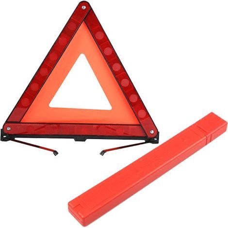 Triangle de signalisation automobile Triangle de sécurité réfléchissant Signal d'arrêt d'urgence pour véhicule (1/5)