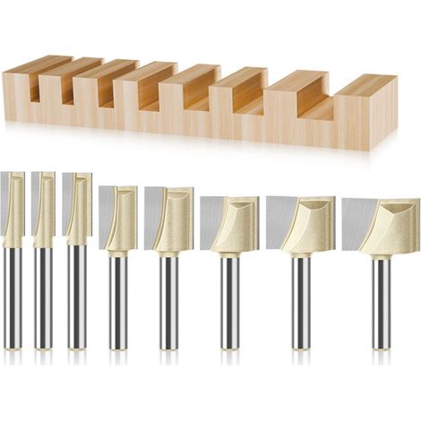 Coltello professionale per superfici, manico da 1/4, set di manici da 1/2, coltello per superfici piane, macchina per incisione, macchina per la lavorazione del legno in lega dura (1/4)