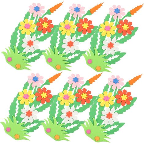 1 Lot D'autocollants Muraux Pour Maternelle Dessins Animés Fleurs Stickers Pour Salle De Classe Et Loisirs Créatifs (1/5)