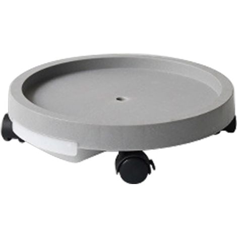 Plateau pour Pot de Fleurs Roulettes Plateau Mobilisé avec Roues (Dia 24cm/29cm/34cm) Modèle PP - 1 Plateau Inclus (1/5)