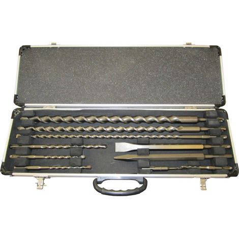 Makita D-21191 Bohrer und Meißel Set SDS-Plus 10 tlg. + Koffer