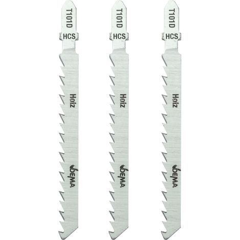 Stichsägeblätter Säge Schneidblätter T-Schaft T101D für Holz Kunststoff 3er Set (1/4)