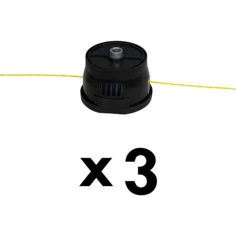 3 x Fadenkopf für Rasentrimmer GT ELEC
