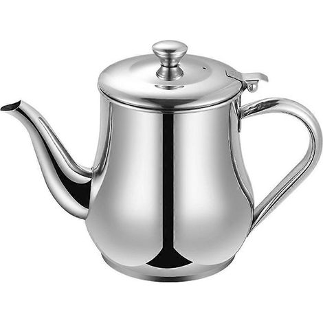 Pot de rangement en acier inoxydable pour huile, vinaigre et sauce, idéal pour la cuisine.-7.3X6.9X10.8CM-Silver (1/3)