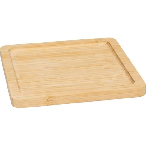 Planche de Présentation Carrée en Bambou "Rio" 20cm Naturel (1/3)