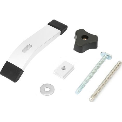 1 Set de Serre-Joint en Aluminium pour T-Slot, Outil de Menuiserie avec Plaque de Fixation (1/5)