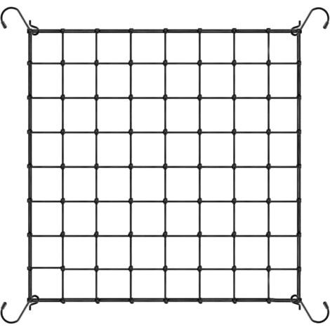 Filet de Culture en Maille élastique, 80x80cm pour Net, Filet de Treillis de Jardin avec Crochets pour Tente de Culture, Filets de Palissage pour Plantes Légumes Fruits (1/5)