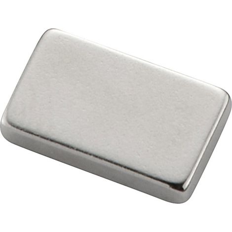 TRU COMPONENTS TC-12260088 Permanent-Magnet Rechteckig (L x B x H) 20 x 6 x 2 mm Grenztemperatur