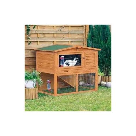 Trixie Natura Kleintierstall braun 124x102x78 cm