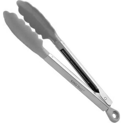 Kinghoff KH-1741 Pinzas de cocina de nailon 23 cm gris (1/5)
