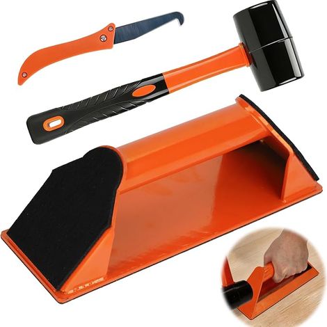 Floor Laminate Repair Tool Kit Laying Parquet Hammer Rubber (1/5)