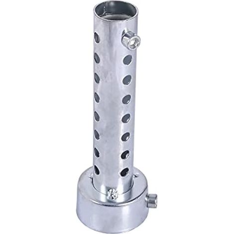 Silencieux universel métal pour moto, DB Killer, déflecteur, insert amovible, argent (45mm) (1/4)