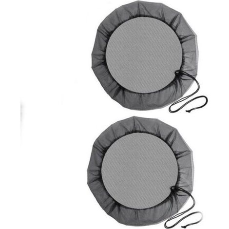 Filet de récupération d'eau de pluie - 2 pièces - Housse pour récupérateur d'eau de pluie - Maille - Polyester - Accessoires de jard (1/4)