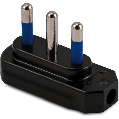 Spina Piatta 16A+T Nera ( MASTER cod. 05420 )