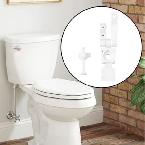 Charnières pour Abattant WC Compatible avec Jabsco 29098-1000 P107 Blanc (1/4)