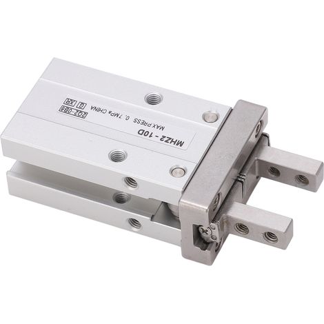 Pince pneumatique parallèle métallique SMC, vérin à doigts compact, filetage M3x0.5mm, petite bouteille à air comprimé (1/5)