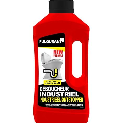 Déboucheur chimique de canalisation 1 L – Pour WC et canalisations – Débouchage sans acide – Efficacité rapide et ciblée (1/2)