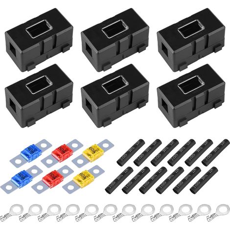 6 x Car Fuse Holder 40A 50A 60A for Cars Trucks and Vehicles (1/5)