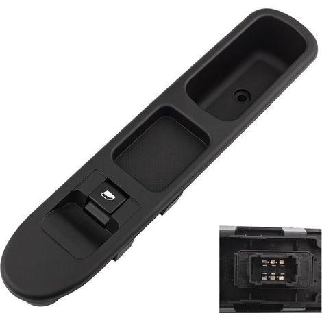 Commande Leve Vitre 207 Côté Passager 6 Broches pour Peugeot 207 2007-2015 6554.HJ 6490.HQ, Non original (1/4)