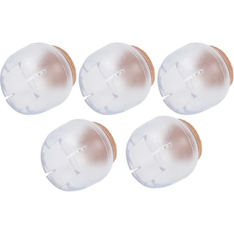 40 Stück Anti-Rutsch-Pads für Möbelbeine, dicke Silikonüberzüge für Tisch und Stuhl, elastisch, geräuscharm, transparent (Modell Nr. 4) (1/5)