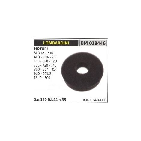 Luftfilter LOMBARDINI Wandertraktor 3LD 450 510 4LD LDA 96