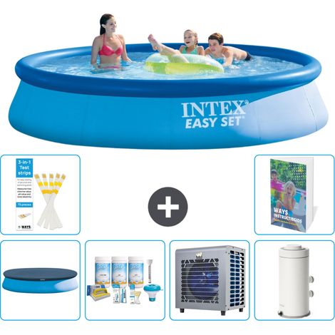 Intex Piscine Easy Set Ronde - 396x84 cm - 7-pièces S90 (1/5)