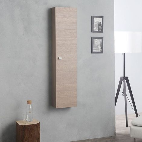Mueble De Columnas Para Baño Fijado A La Pared Fácil
