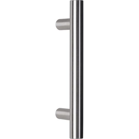 Alpertec Haustürgriff Stoßgriff Korfu Edelstahl Ø 2,5 x 30 cm Türbeschläge